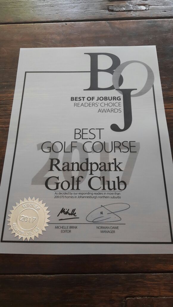 Best of Joburg Award